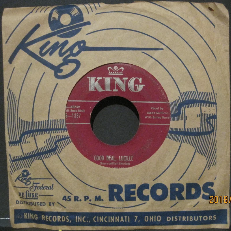 Moon Mulligan - Good Deal, Lucille b/w Wanted