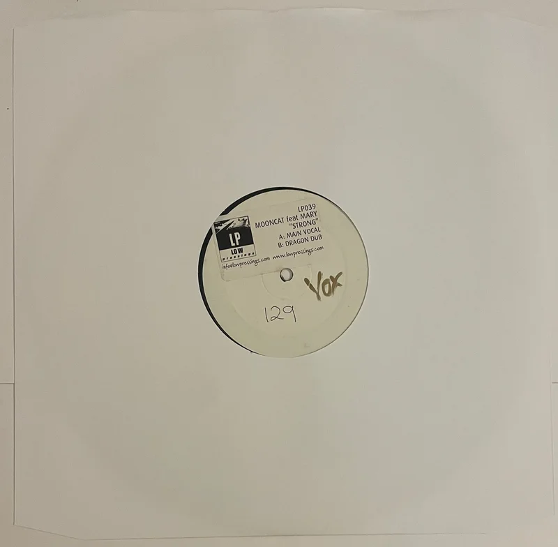 Mooncat Feat Mary - Strong 12" Single (White Label)
