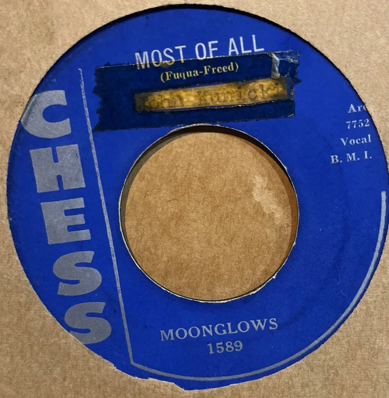 Moonglows - Most of All b/w She's Gone