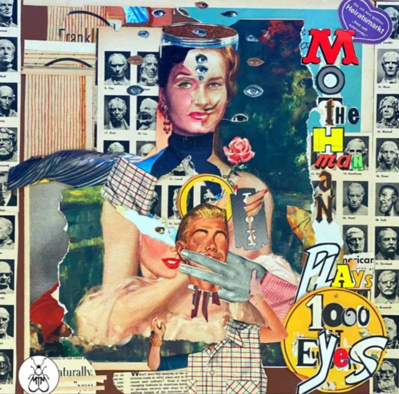 Mothman The Man - 1000 Eyes Lp (Ltd Yellow With Orange Splatter)
