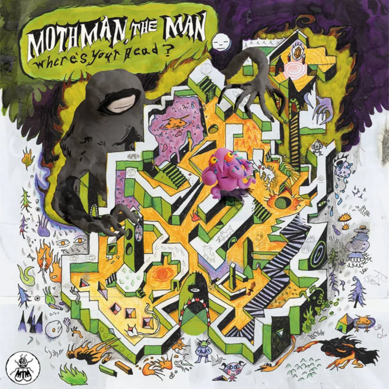 Mothman The Man - Where's Your Head Lp (Ltd Green/ Purple/ Berry Splatter)