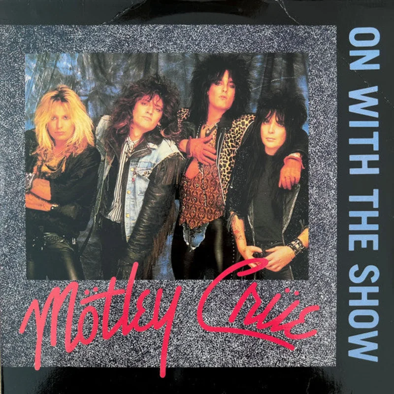 Motley Crue - On With The Show Fresno / Boston 86 USED METAL 2xLP