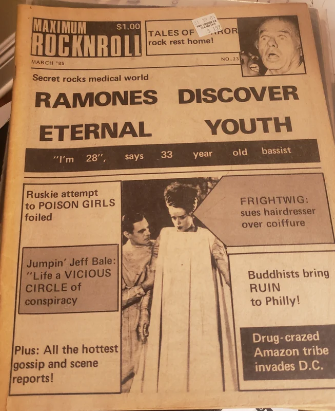 MRR #23  USED MAGAZINE (1985)