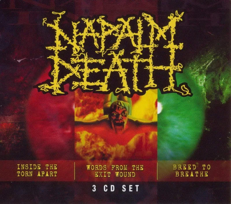 Napalm Death - Inside The Torn Apart / Words From The Exit Wound / Breed To Breathe USED 3xCD
