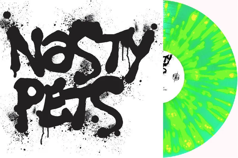 Nasty Pets - Nasty Punk 1979 NEW LP (green w/ yellow splatter vinyl)