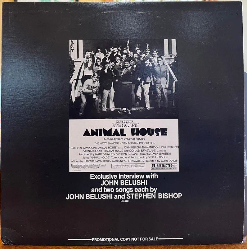 National Lampoon's Animal House Interview Radio Show with John Belushi