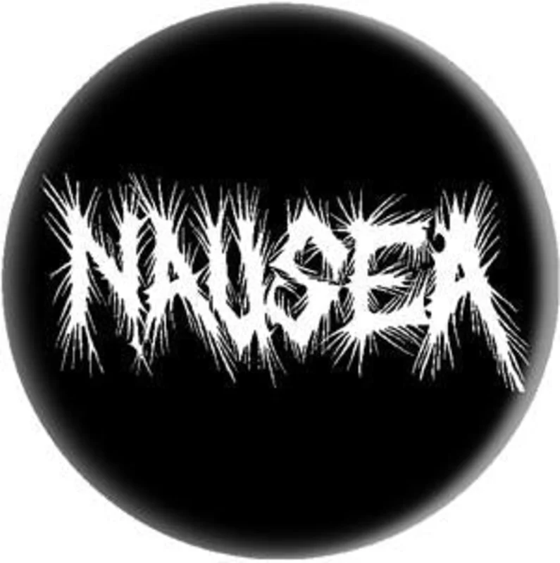 NAUSEA LOGO button (1 inch)