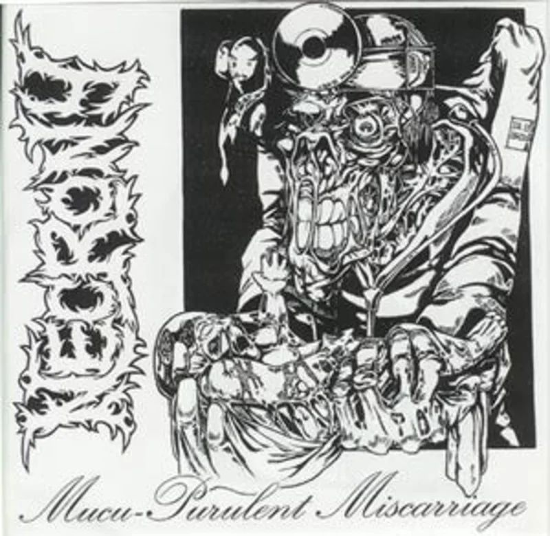 Necrony - Mucu Purulent Miscarriage USED METAL 7" (yellow vinyl)