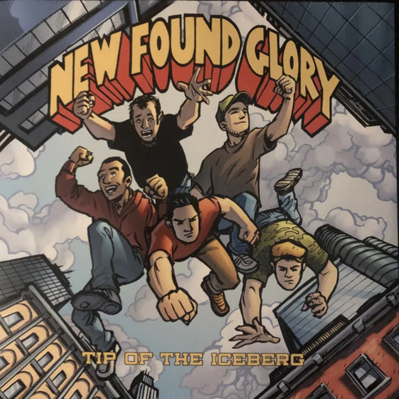 New Found Glory - Tip Of The Iceberg USED 7" (white with red and blue splatter)