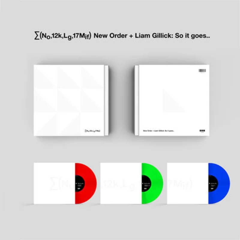 New Order / (No,12k,Lg,17Mif) New Order + Liam Gillick: So it goes.. / Limited edition 3LP coloured vinyl