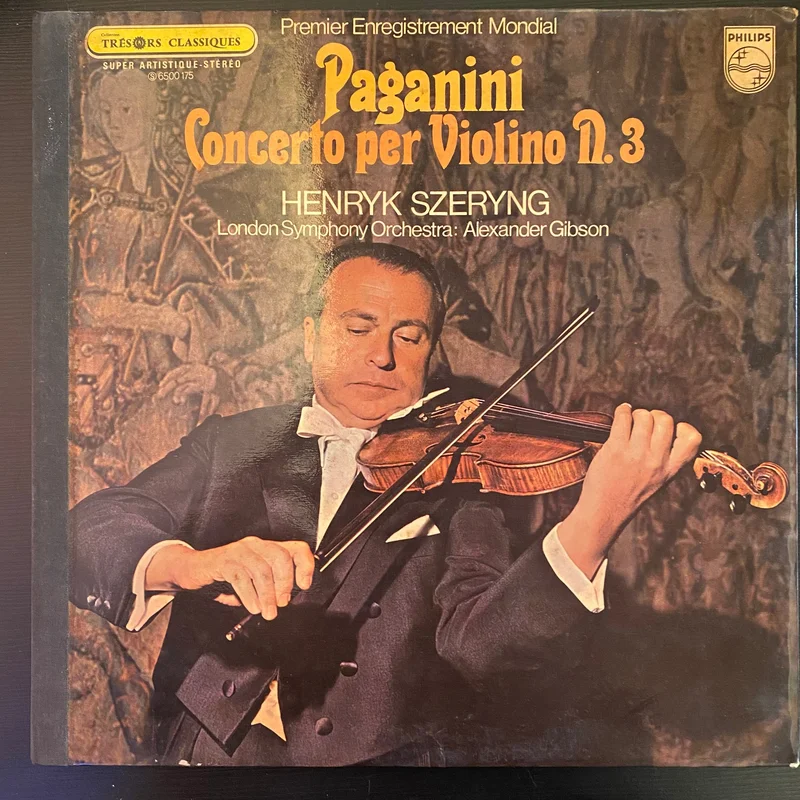 Niccol Paganini - Henryk Szeryng, London Symphony Orchestra : Alexander Gibson - Concerto Per Violino N. 3 (Used Vinyl - VG+) AG Marketplace