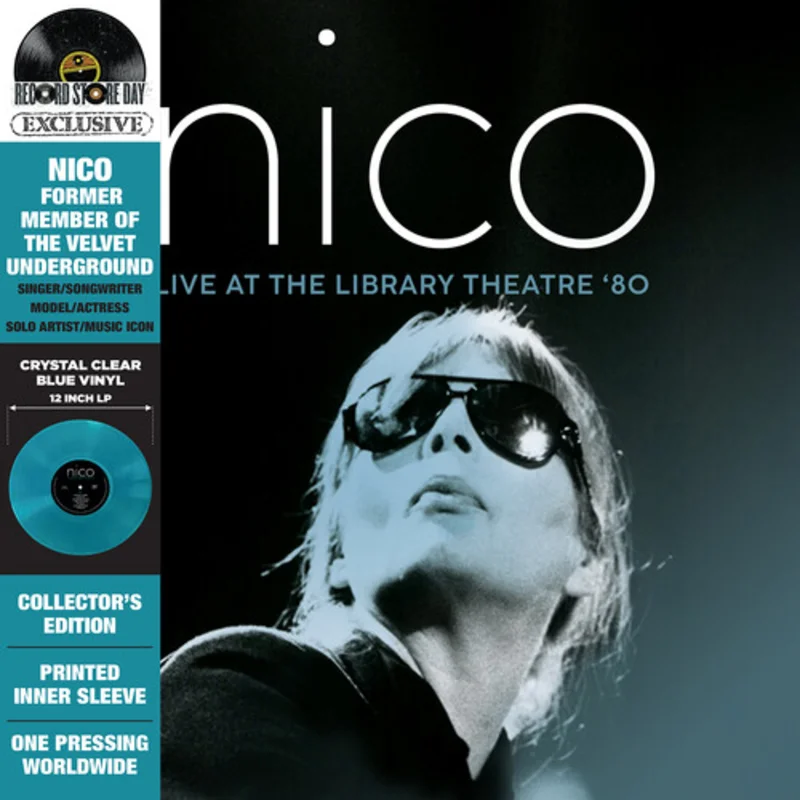 Nico - Live at the Library Theatre '80 - LP on Limited colored vinyl for RSD23