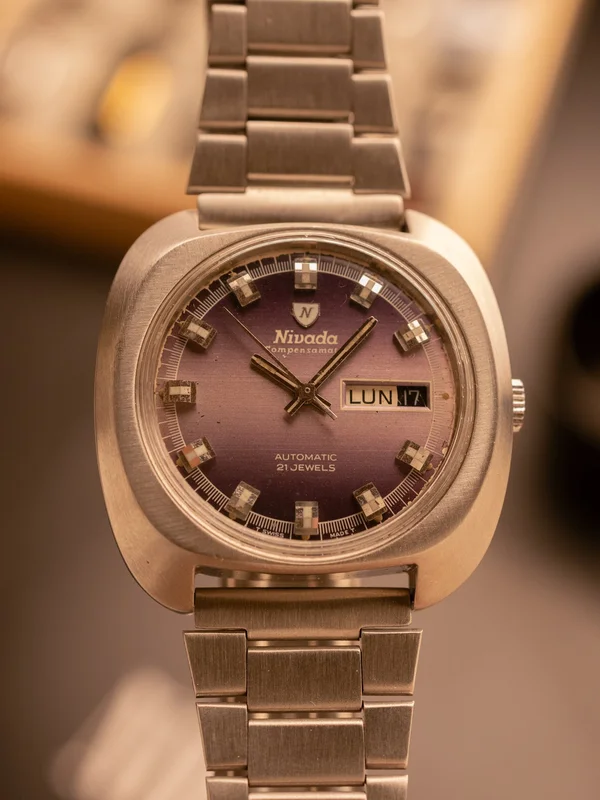 Nivada Compensamatic (Very Rare) (Ref. 67121) (39mm; Automatic)