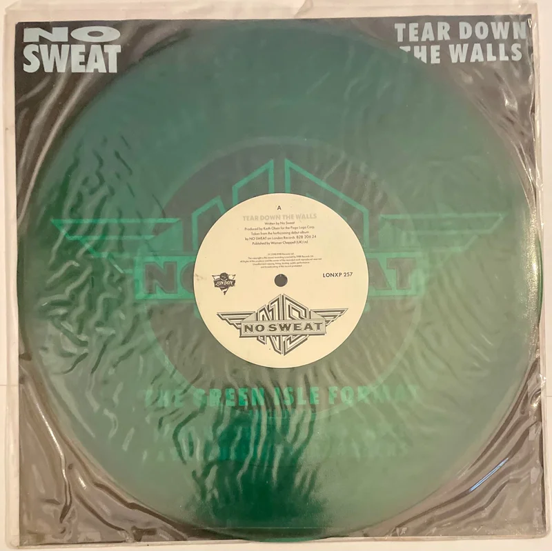 No Sweat - Tear Down The Walls 12" Single (Green Viny)