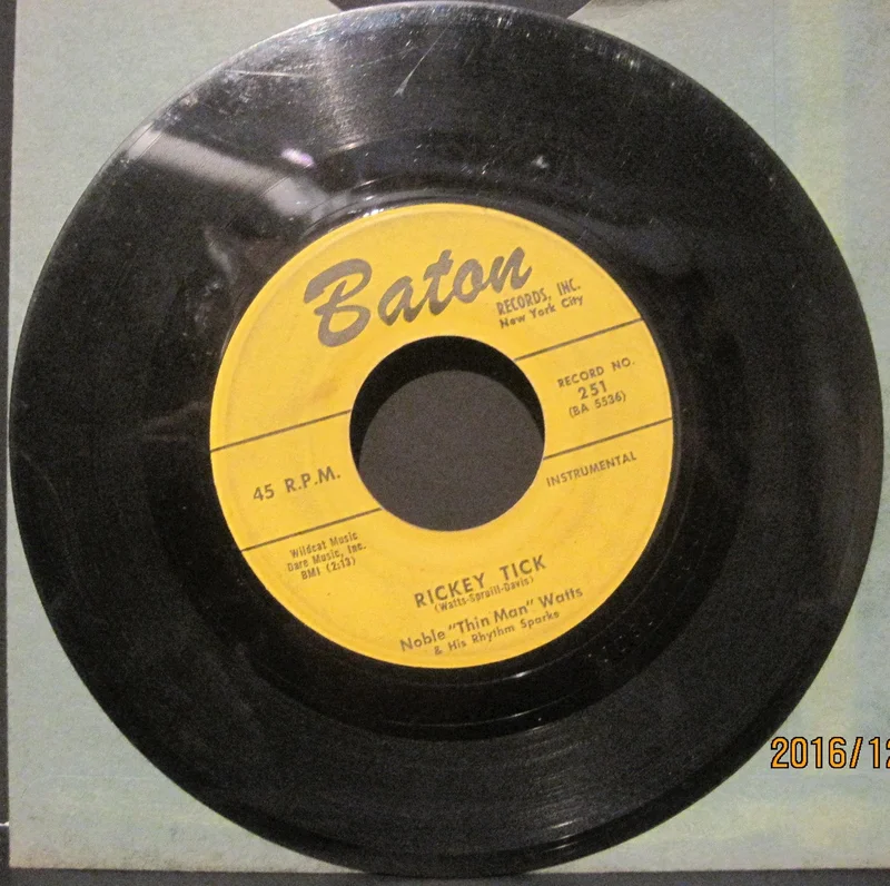 Noble "Thin Man" Watts - Blast Off b/w Rickey Tick