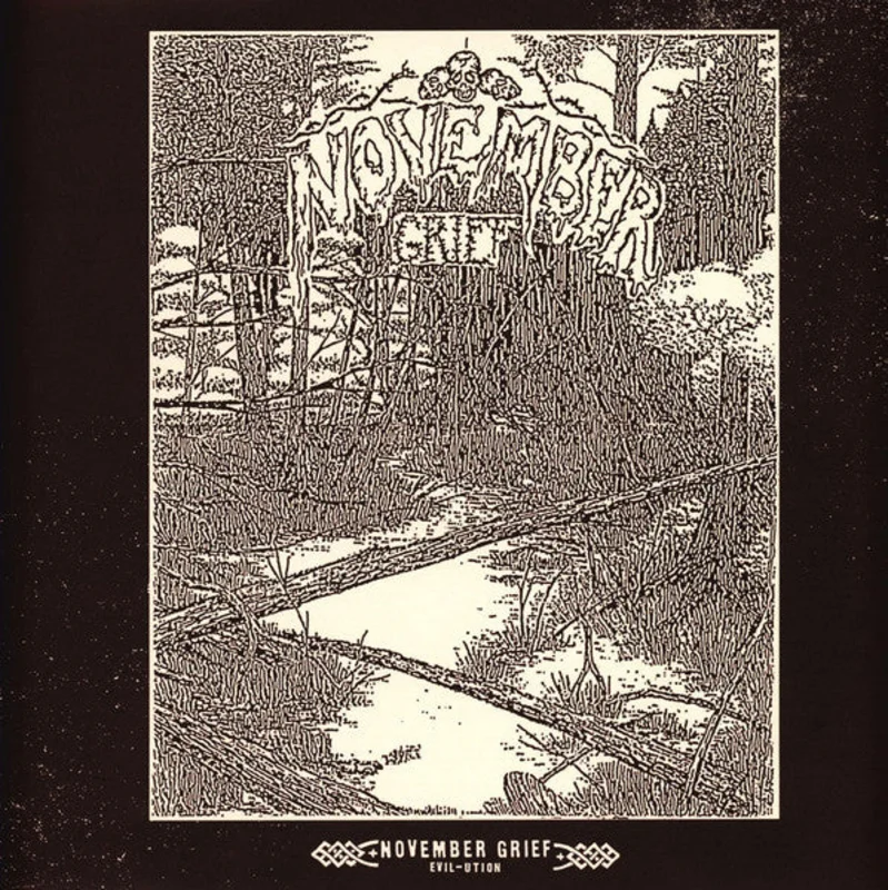 November Grief - Evil Ution USED METAL LP (clear vinyl)