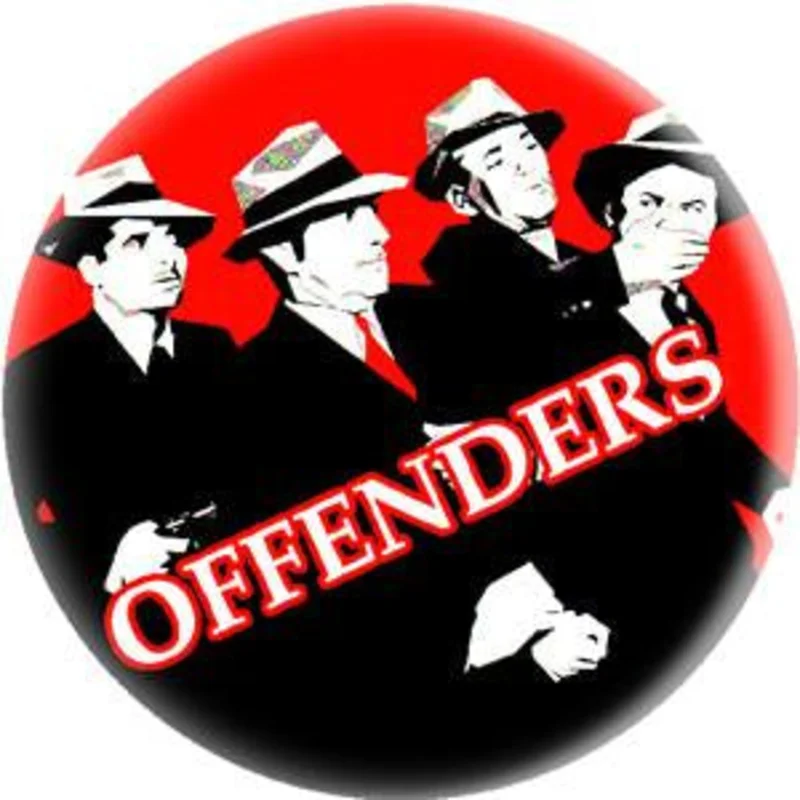 OFFENDERS button (1 inch)