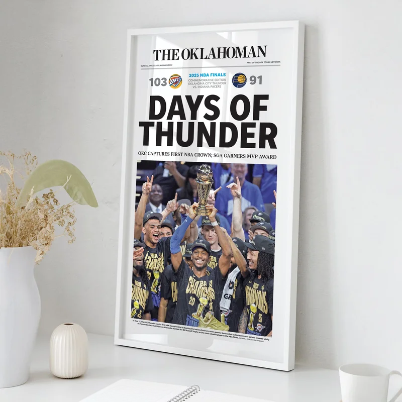 OKC Thunder Days of Thunder Front Page