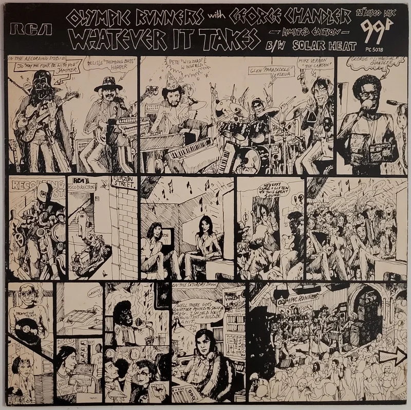 Olympic Runners With Gene Chandler - Whatever It Takes 12" Single