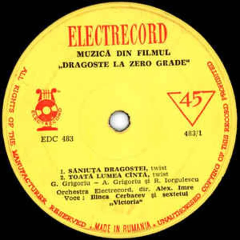 Orchestra Electrecord Dir. Alex. Imre*  Muzic Din Filmul Dragoste La Zero Grade (1964)