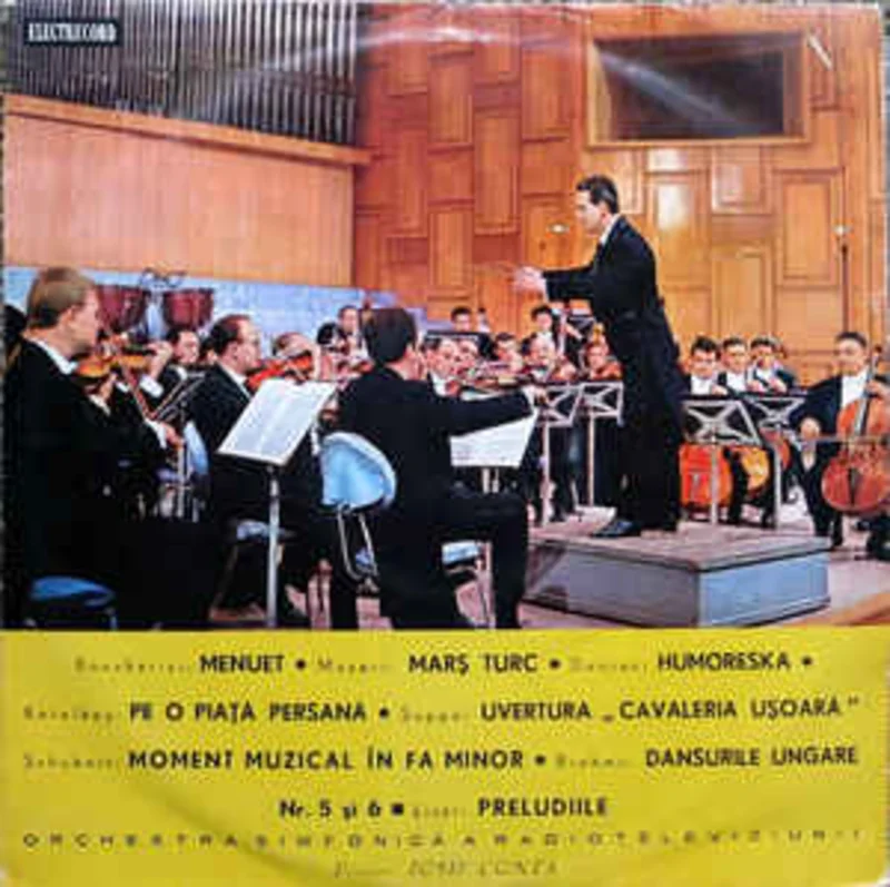 Orchestra Simfonic A Radioteleviziunii* Dirijor : Iosif Conta  Miniaturi Simfonice