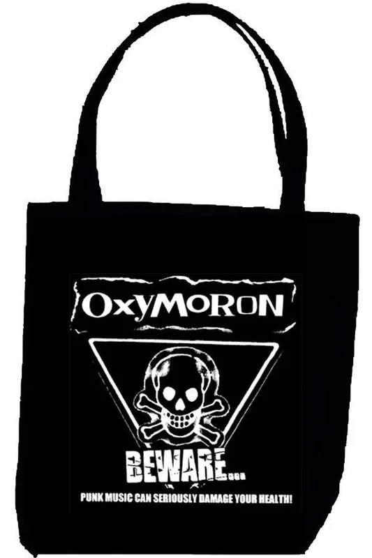 OXYMORON BEWARE tote