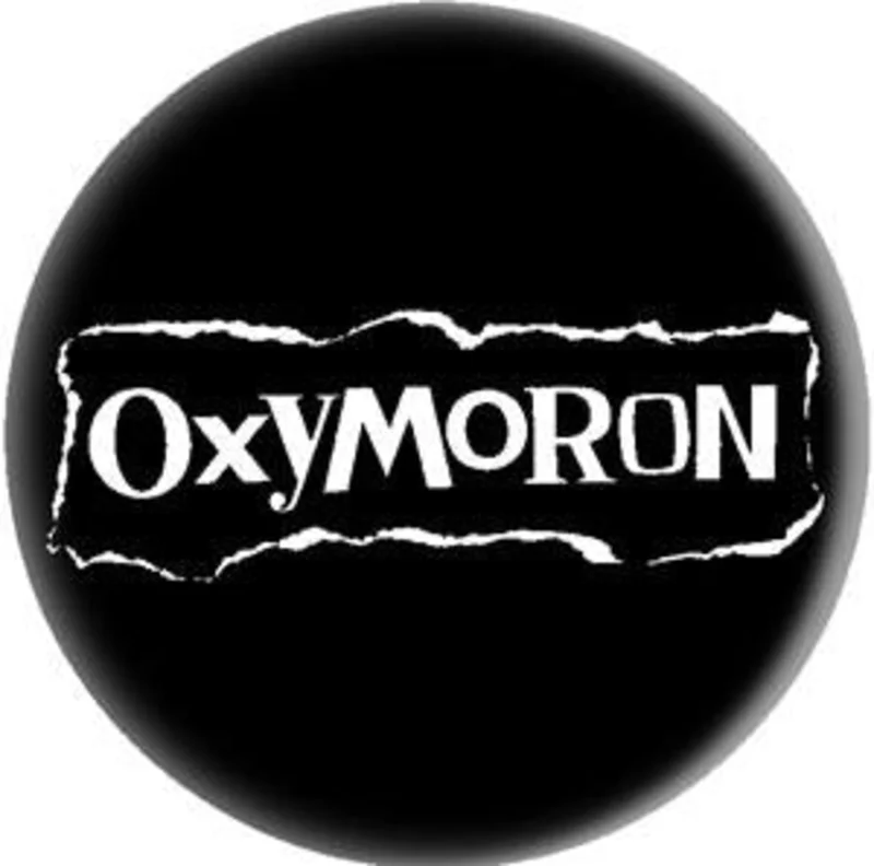 OXYMORON LOGO button (1 inch)