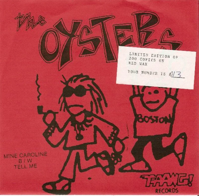Oysters - Mine Caroline USED 7" (red vinyl)