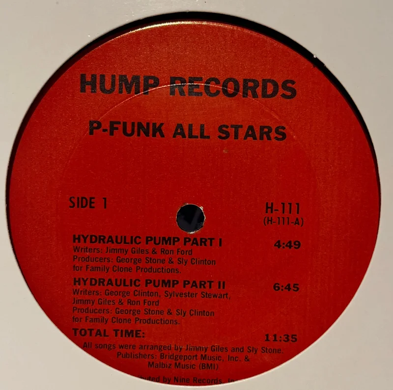 P-Funk All Stars - Hump Records 12"