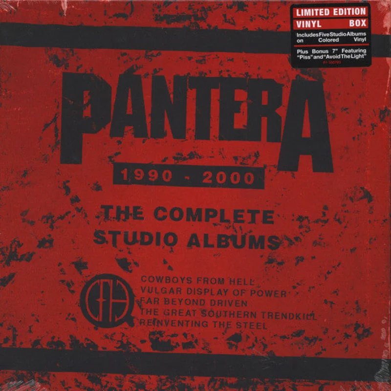 Pantera - The Complete Studio Albums 1990 to 2000 USED METAL 6xLP