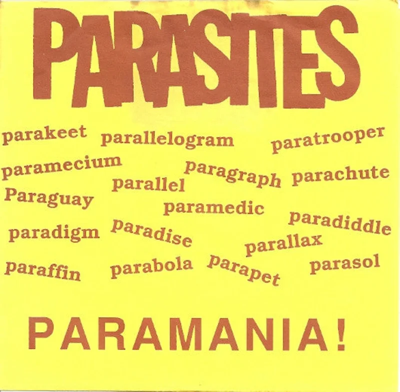 Parasites - Paramania! USED 7" (blue vinyl)