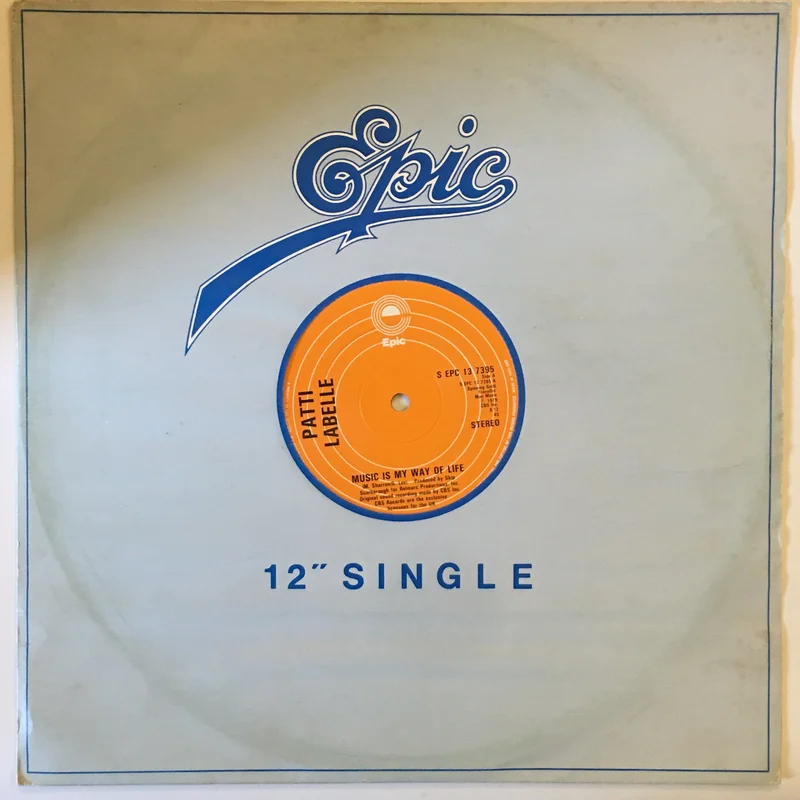 Patti LaBelle - Music Is My Way Of Life 12" Single