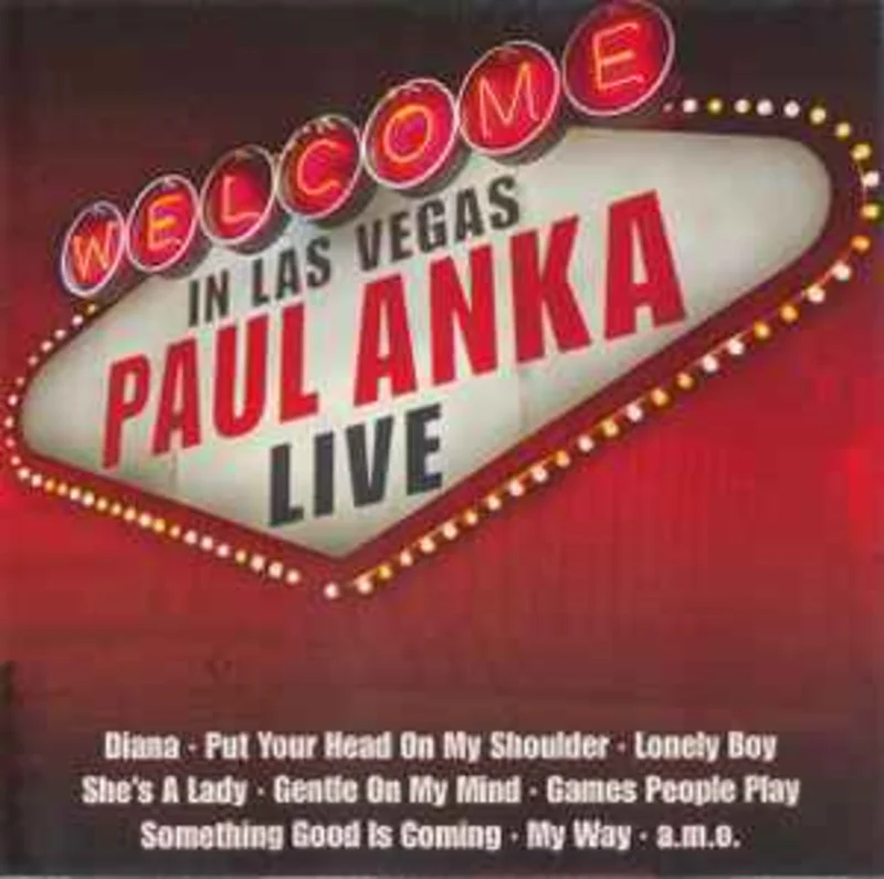 Paul Anka  Live In Las Vegas     CD