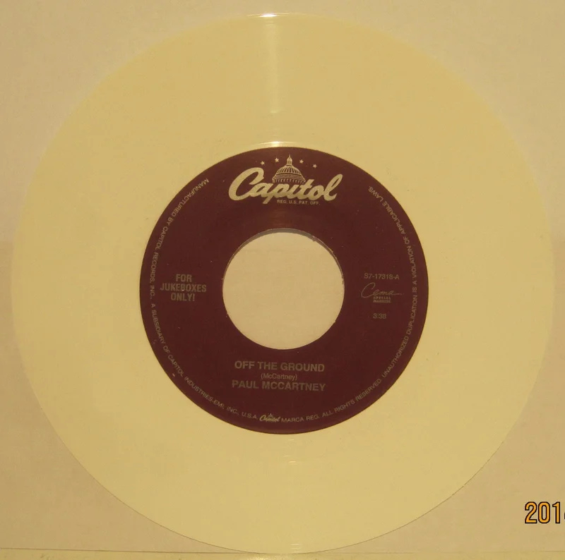 Paul McCartney - Off the Ground / Cosmically Conscious WHITE VINYL!