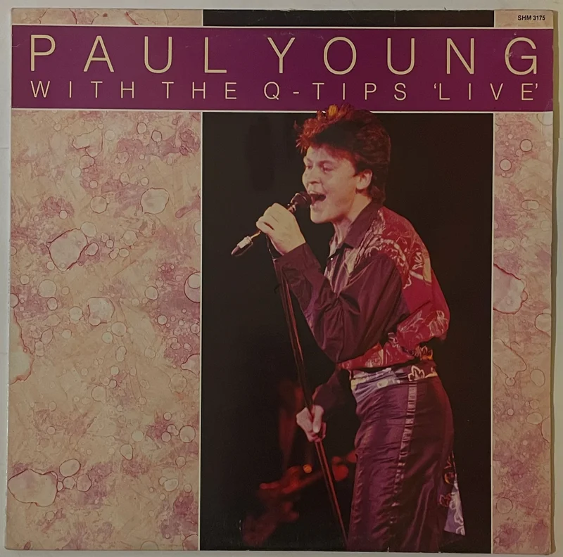 Paul Young And The Q-Tips - Paul Young With The Q-Tips Live Lp