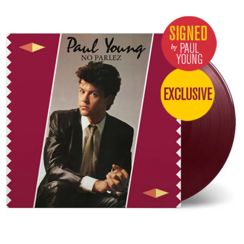 Paul Young / No Parlez limited edition coloured vinyl SIGNED by Paul Young