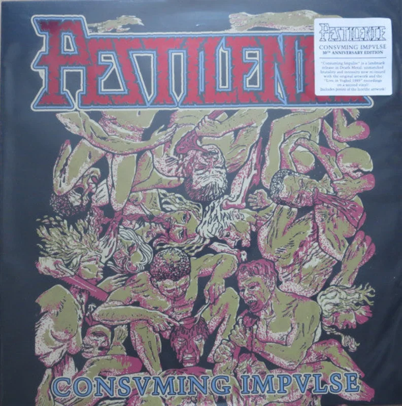 Pestilence - Consuming Impulse USED METAL 2xLP (pink vinyl)
