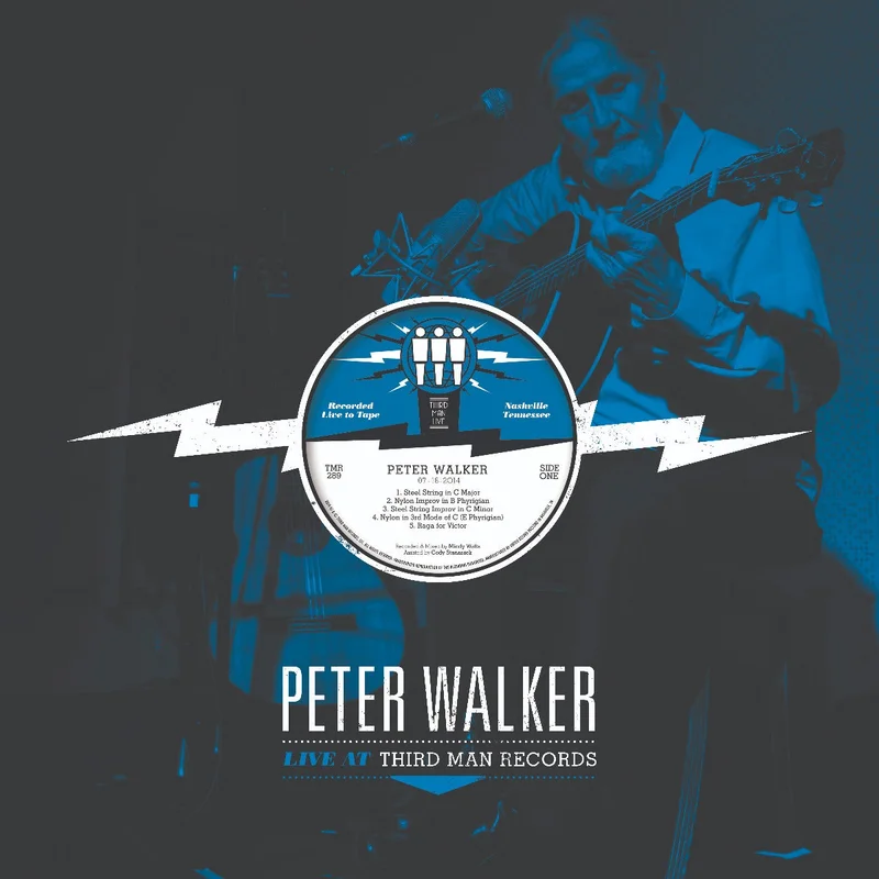 Peter Walker Live at Third Man Records (Limited Edition Black & Blue Vinyl)