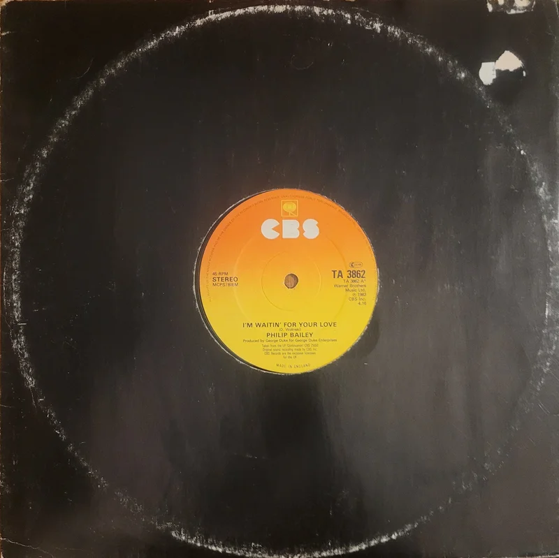 Philip Bailey - I'm Waitin' For Your Love 12" Single