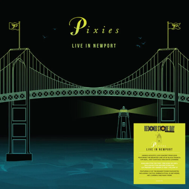 Pixies - Live in Newport - 2 LPs on limited colored vinyl for RSD26