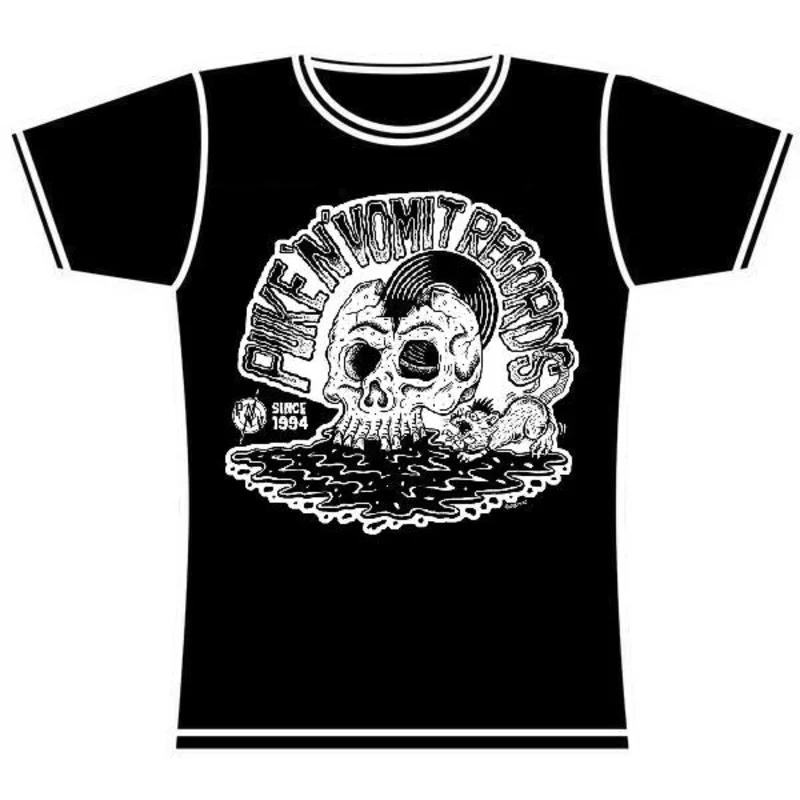 PNV RECORDS SKULL GIRLS TSHIRT