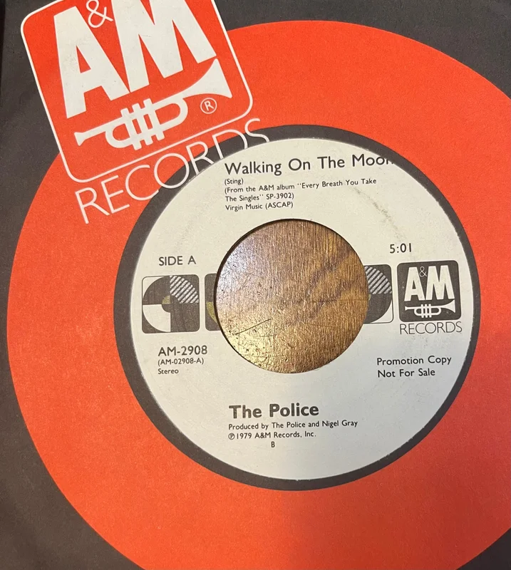 Police - Walking on The Moon b/w Walking on The Moon PROMO