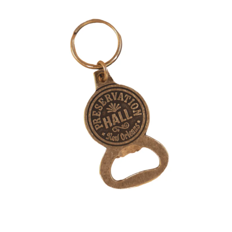 Preservation Hall Brass Bottle Opener Keychain