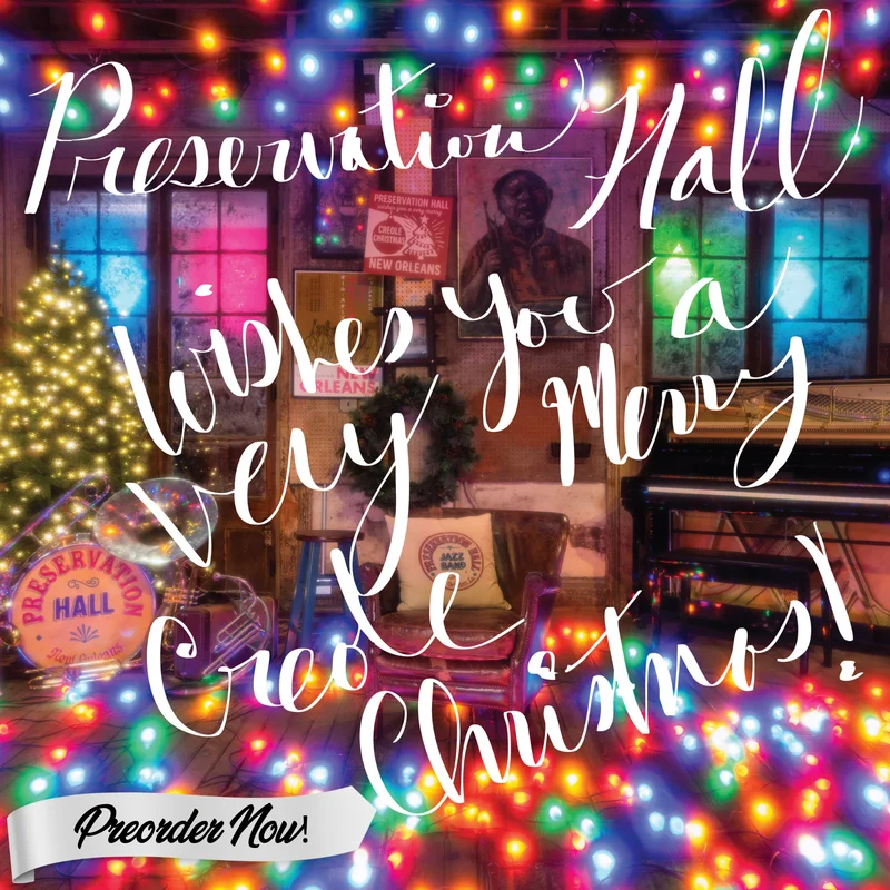'Preservation Hall Wishes You A Very Merry Creole Christmas' - VINYL LIMITED EDITION Red + Green Splatter