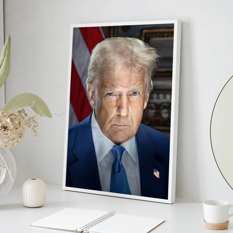 President Donald Trump White House Portrait Wall Art