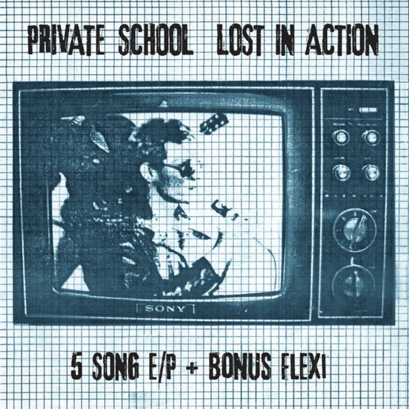 Private School - Lost In Action NEW 7" + Flexi