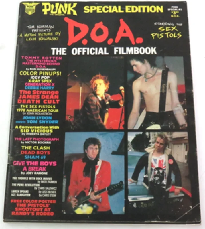 Punk Magazine Special Edition DOA Official Filmbook USED MAGAZINE