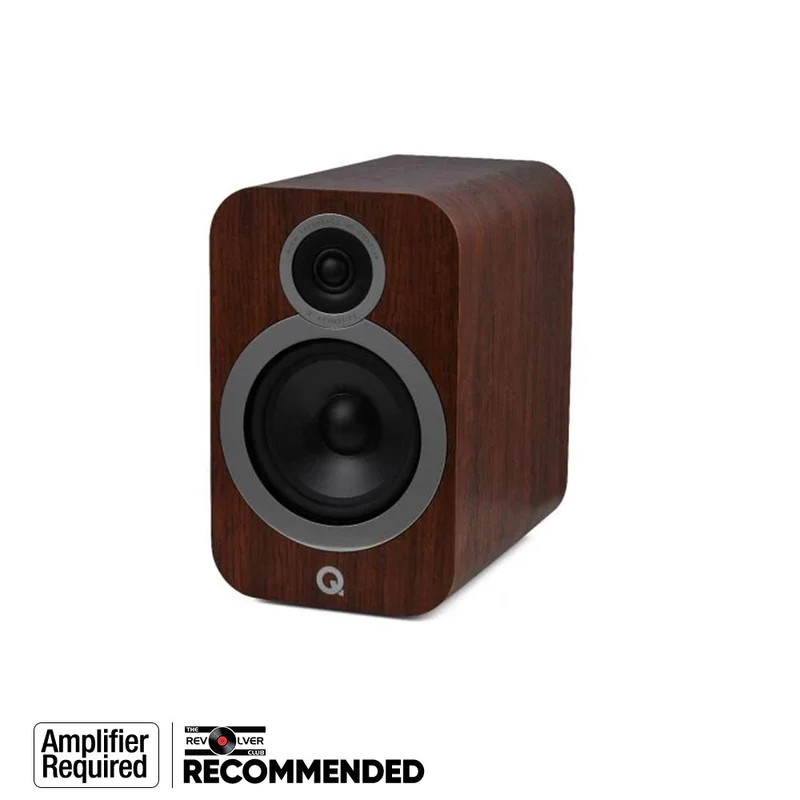 Q Acoustics 3030i Bookshelf Speaker [Amp Needed] Walnut