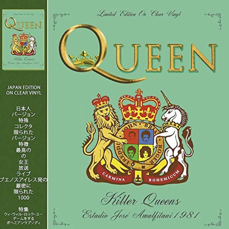 Queen - Killer Queens - Estadio Jose Amalfitani 1981 - Limited on clear Vinyl Live Broadcast