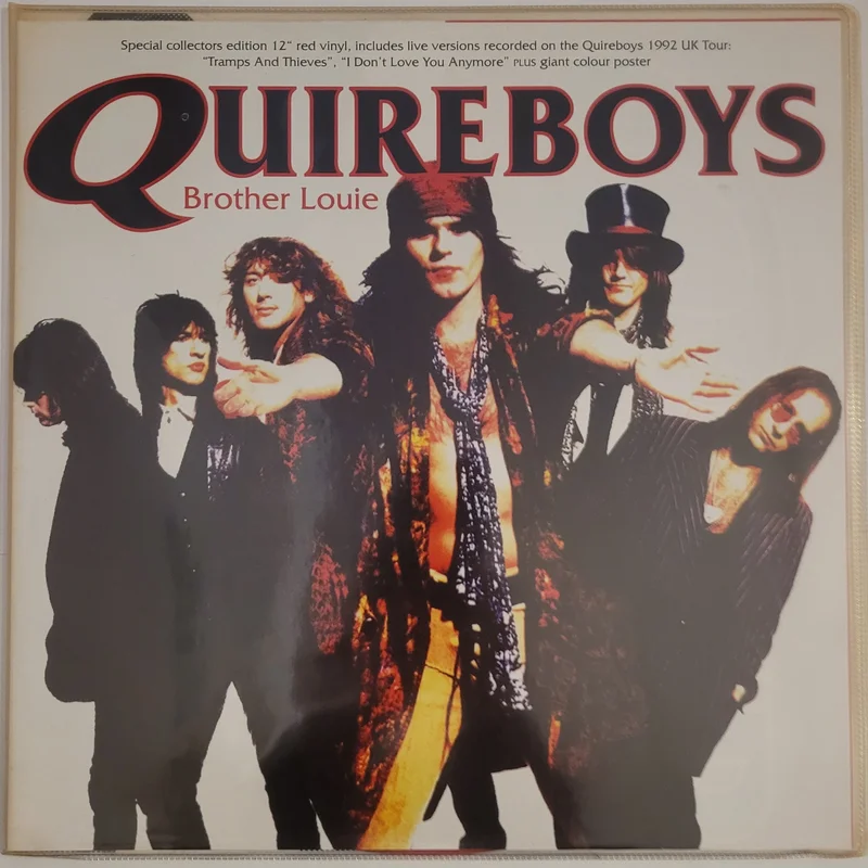 Quireboys - Brother Louie 12" Single (Ltd Red Vinyl + Poster)